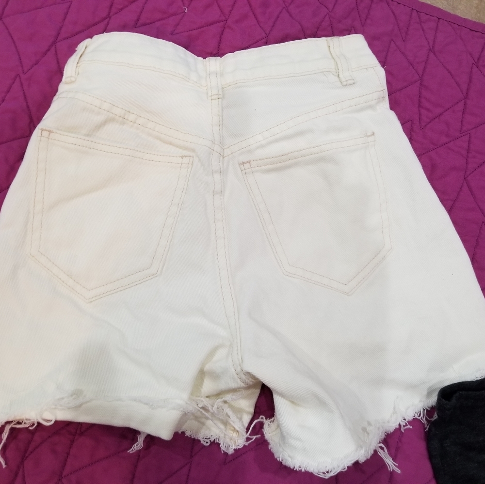 High waisted shorts